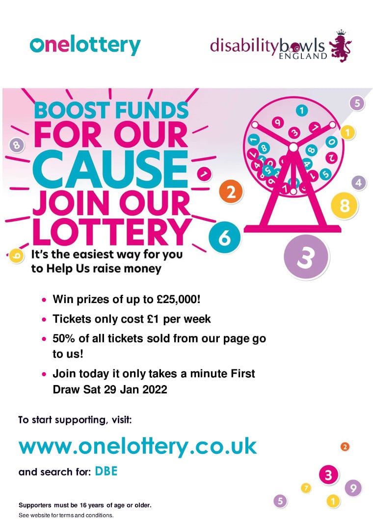 One Lottery - support our cause